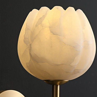 Ysoline Alabaster Plug-in Wall Lamp