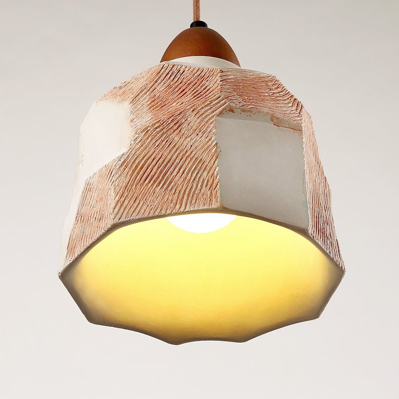 Caldreux Microcement Textured Pendant Light