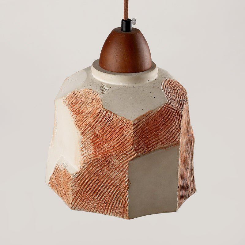 Caldreux Microcement Textured Pendant Light