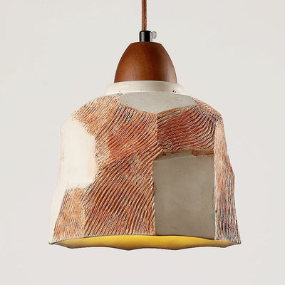 Caldreux Microcement Textured Pendant Light