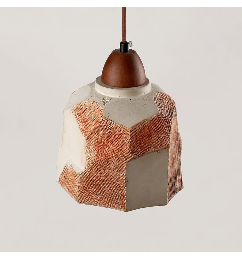 Caldreux Microcement Textured Pendant Light
