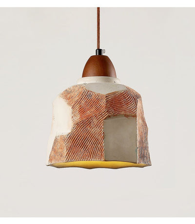 Caldreux Microcement Textured Pendant Light