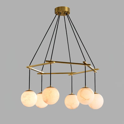 Eirarira Alabaster Chandelier Light