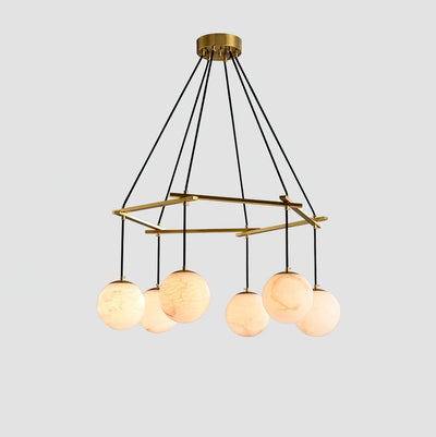 Eirarira Alabaster Chandelier Light