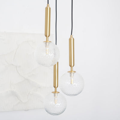 Aurelion Brass Industrial Pendant Light