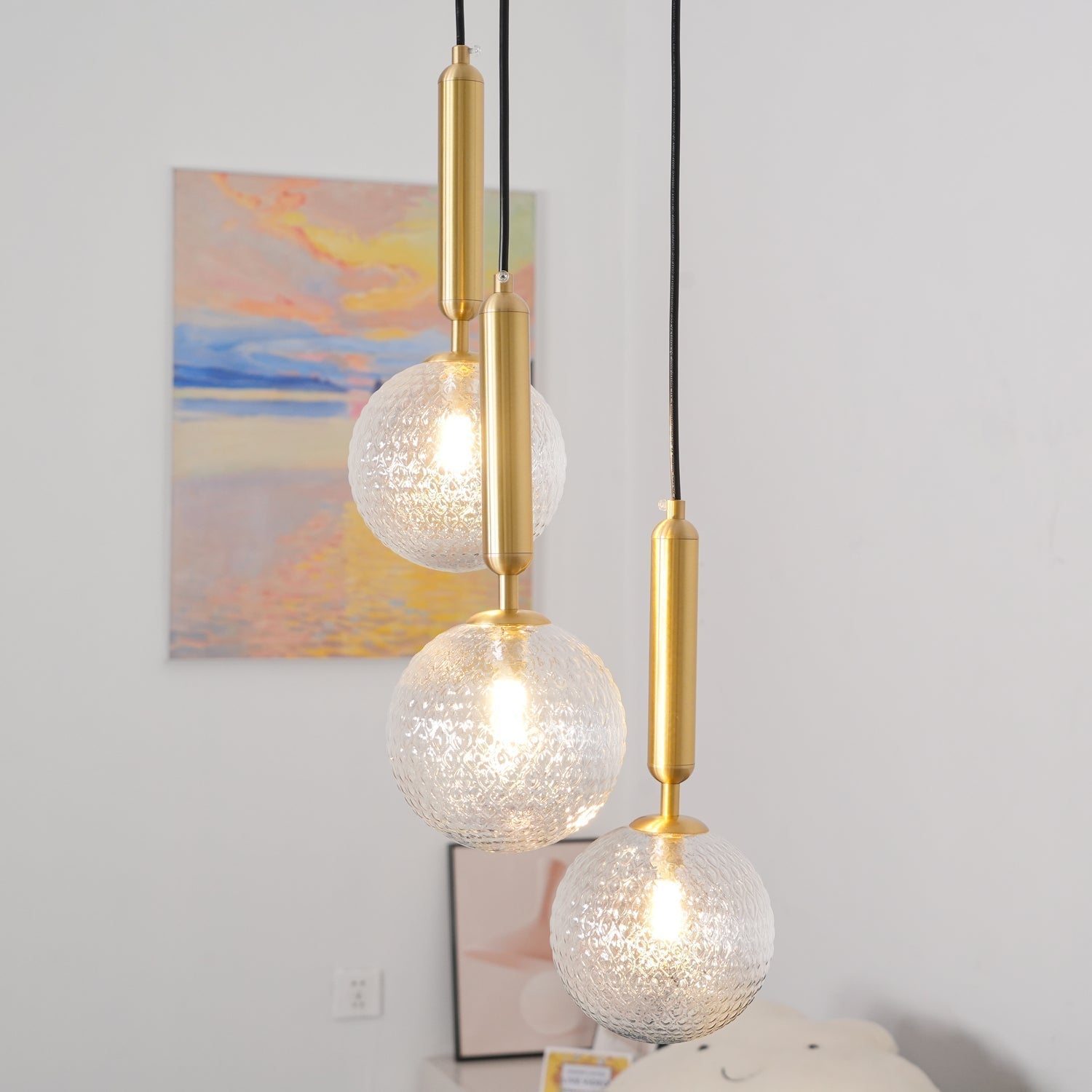 Aurelion Brass Industrial Pendant Light