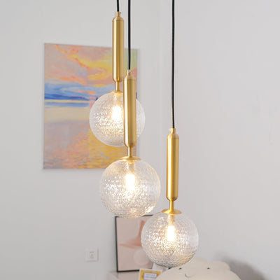 Aurelion Brass Industrial Pendant Light