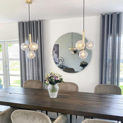 Lioraraya Glass Classic Industrial Pendant Light