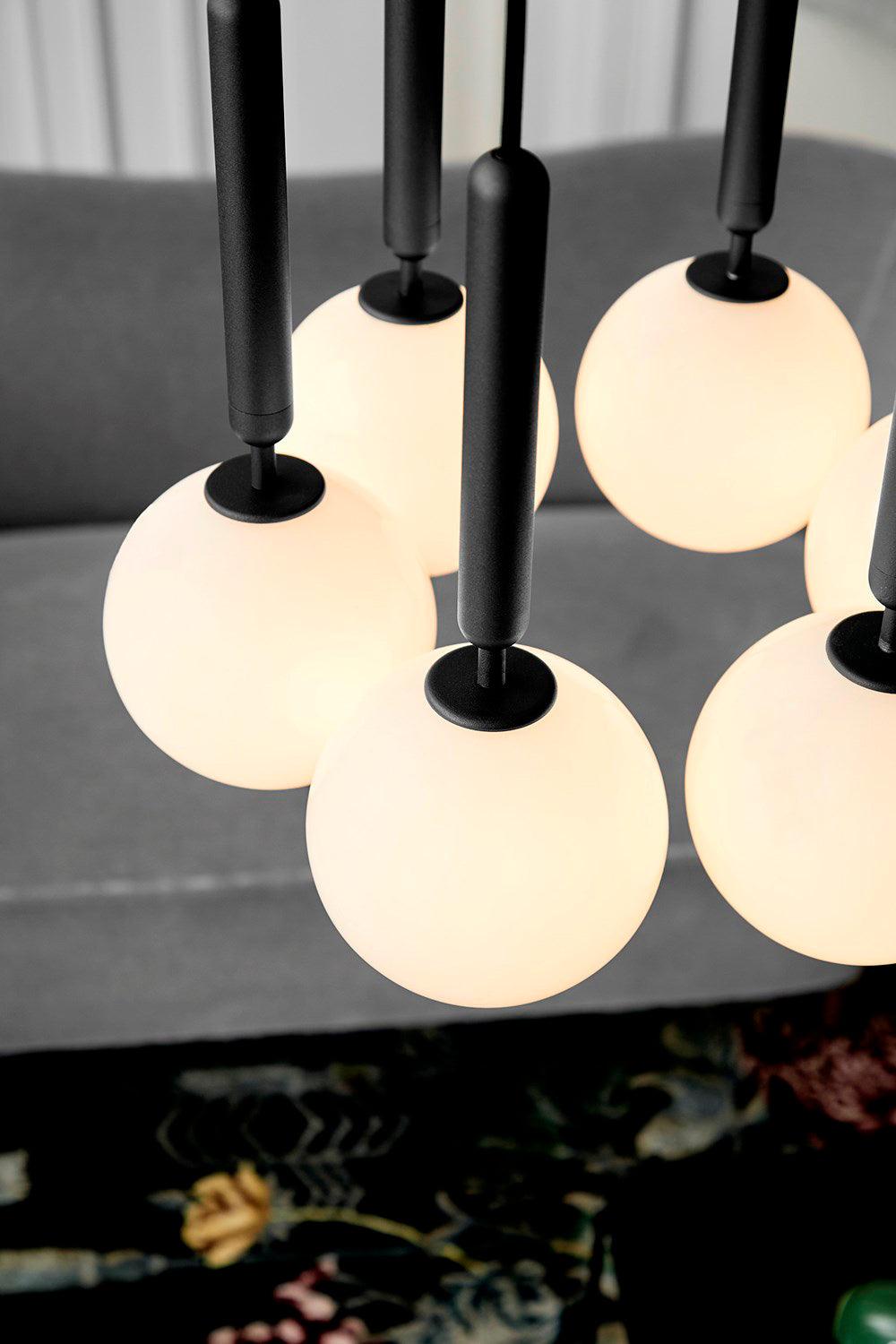 Lioraraya Glass Classic Industrial Pendant Light