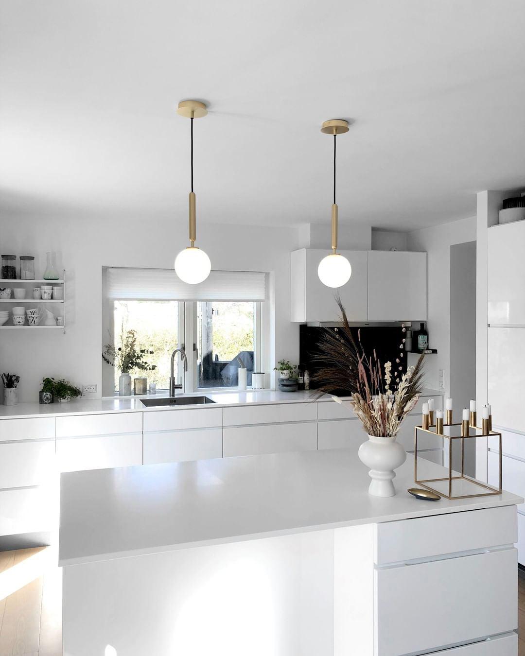 Aurelion Brass Industrial Pendant Light