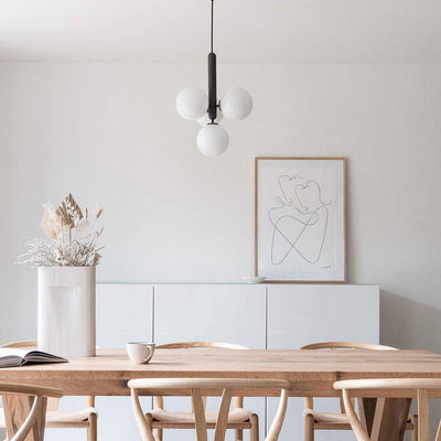 Lioraraya Glass Classic Industrial Pendant Light