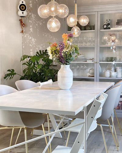 Lioraraya Glass Classic Industrial Pendant Light