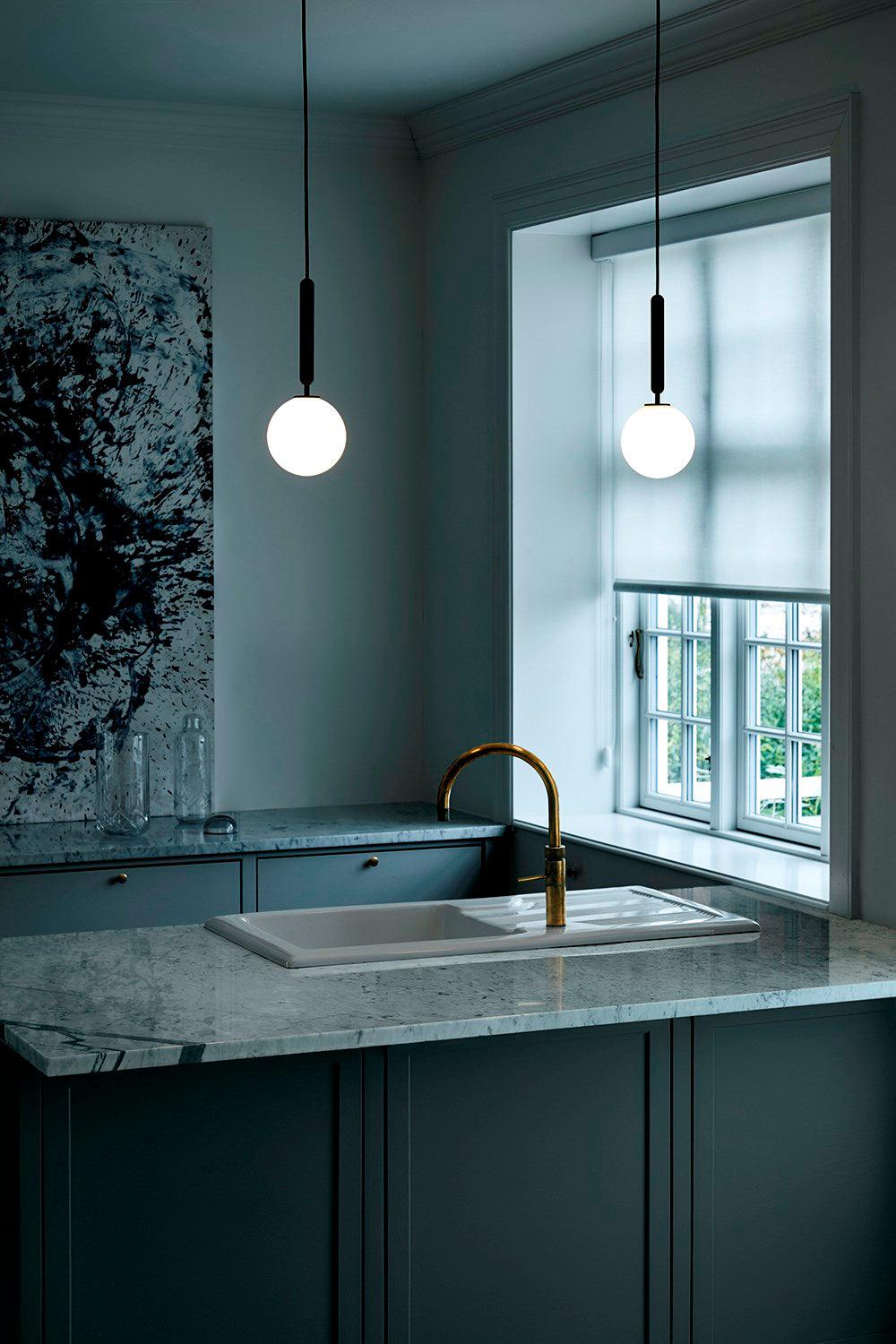 Lioraraya Glass Classic Industrial Pendant Light
