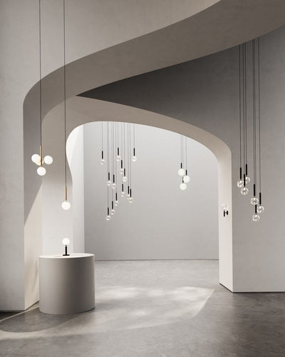 Lioraraya Glass Classic Industrial Pendant Light