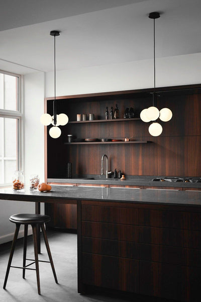 Lioraraya Glass Classic Industrial Pendant Light