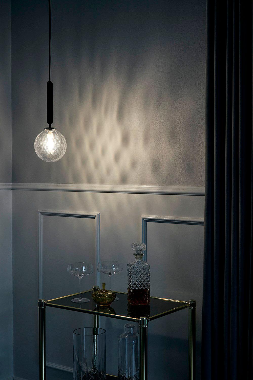 Lioraraya Glass Classic Industrial Pendant Light