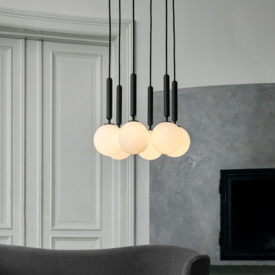 Lioraraya Glass Classic Industrial Pendant Light
