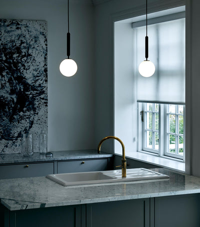 Lioraraya Glass Classic Industrial Pendant Light