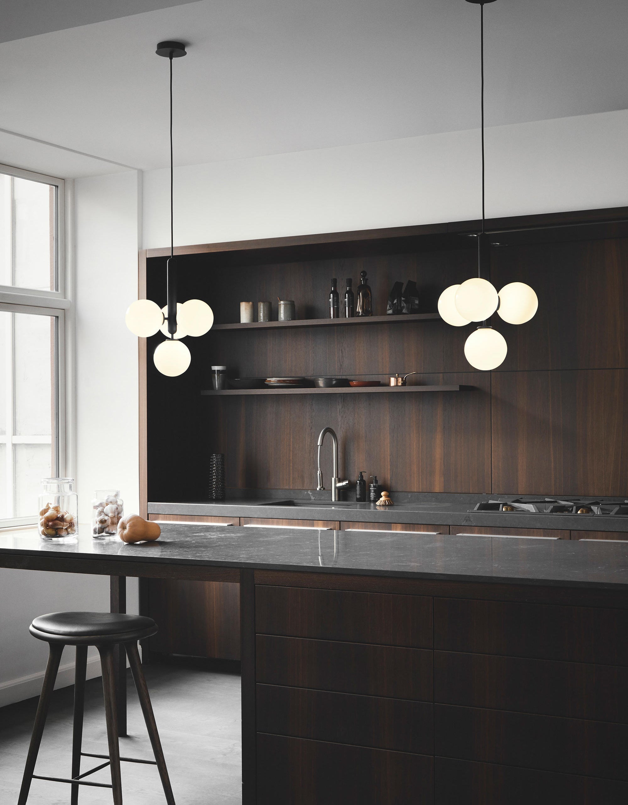 Lioraraya Glass Classic Industrial Pendant Light