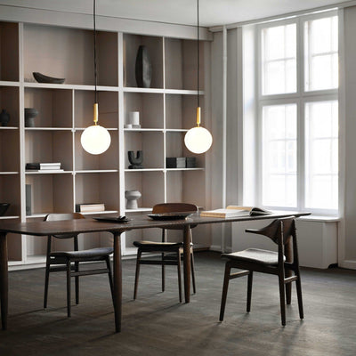 Lioraraya Glass Classic Industrial Pendant Light