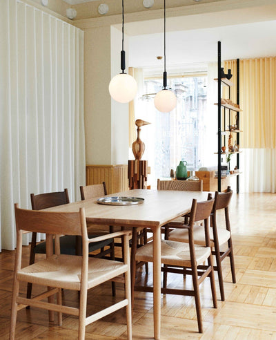 Lioraraya Glass Classic Industrial Pendant Light