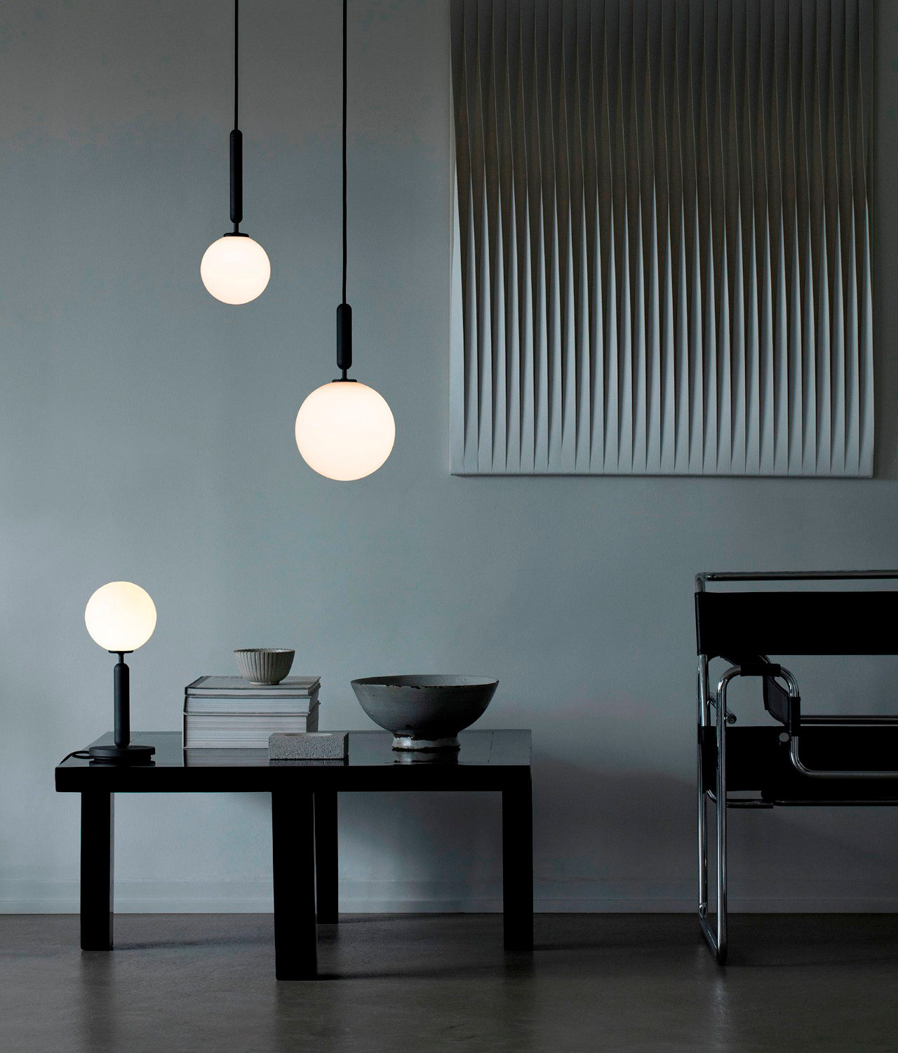 Lioraraya Glass Classic Industrial Pendant Light