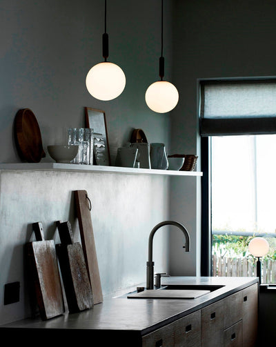 Lioraraya Glass Classic Industrial Pendant Light