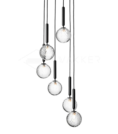 Lioraraya Glass Classic Industrial Pendant Light