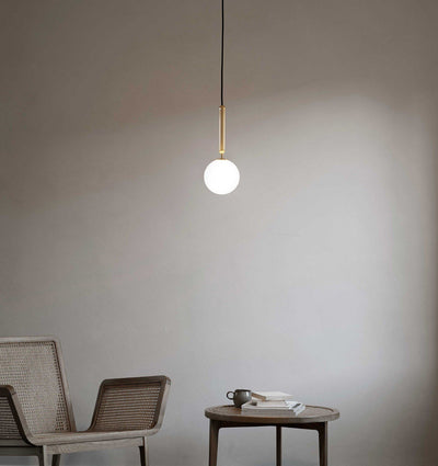 Aurelion Brass Industrial Pendant Light