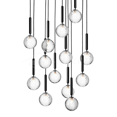 Lioraraya Glass Classic Industrial Pendant Light
