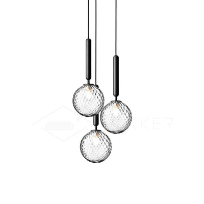 Lioraraya Glass Classic Industrial Pendant Light