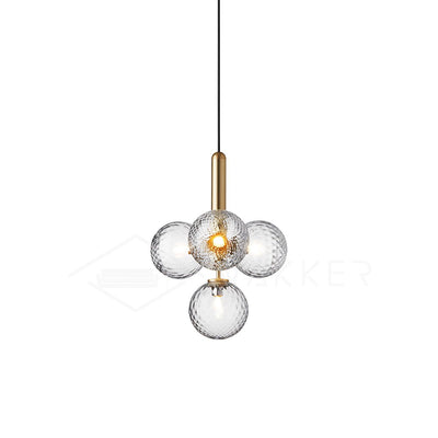 Lioraraya Glass Classic Industrial Pendant Light
