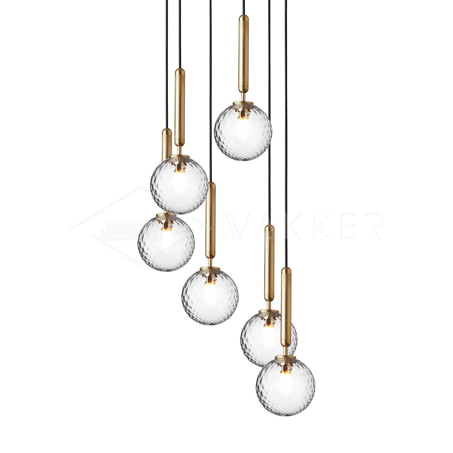 Aurelion Brass Industrial Pendant Light