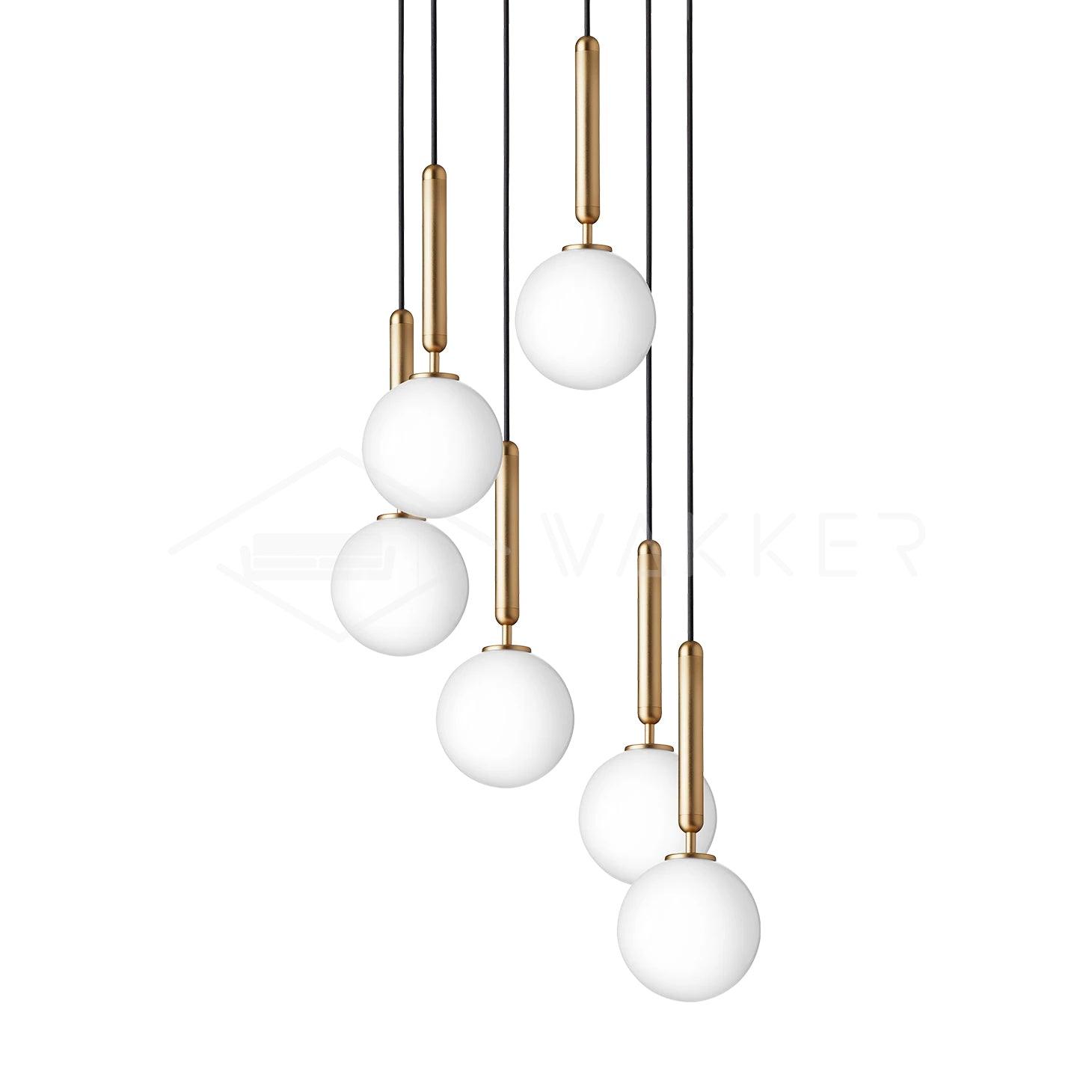 Lioraraya Glass Classic Industrial Pendant Light