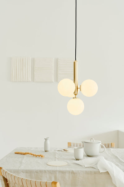 Aurelion Brass Industrial Pendant Light