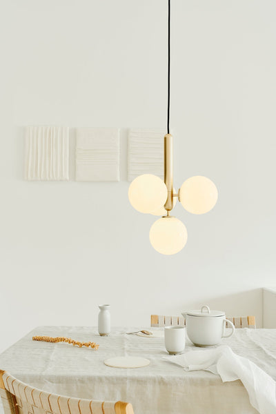 Teloza Brass Industrial Pendant Light
