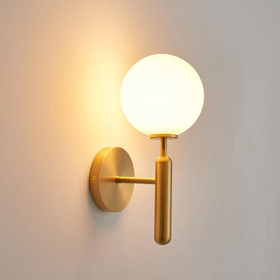 Kynlo Wall Lamp Plug In Glass Globe Nordic