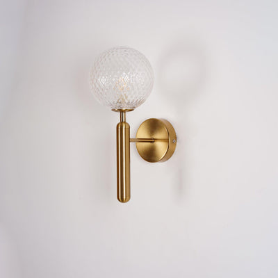 Kynlo Wall Lamp Plug In Glass Globe Nordic