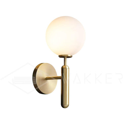 Kynlo Wall Lamp Plug In Glass Globe Nordic