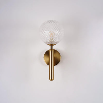Kynlo Wall Lamp Plug In Glass Globe Nordic
