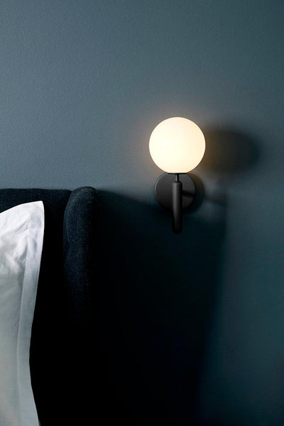 Kynlo Wall Lamp Plug In Glass Globe Nordic