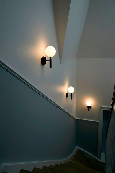 Kynlo Wall Lamp Plug In Glass Globe Nordic