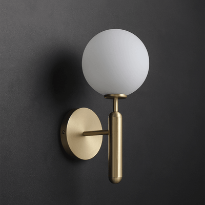 Kynlo Wall Lamp Plug In Glass Globe Nordic