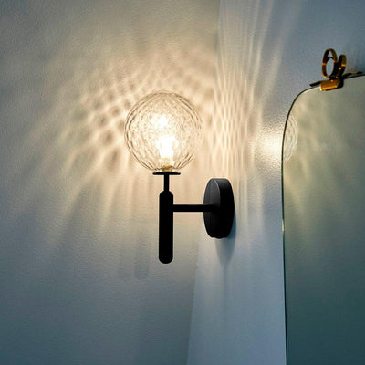 Kynlo Wall Lamp Plug In Glass Globe Nordic