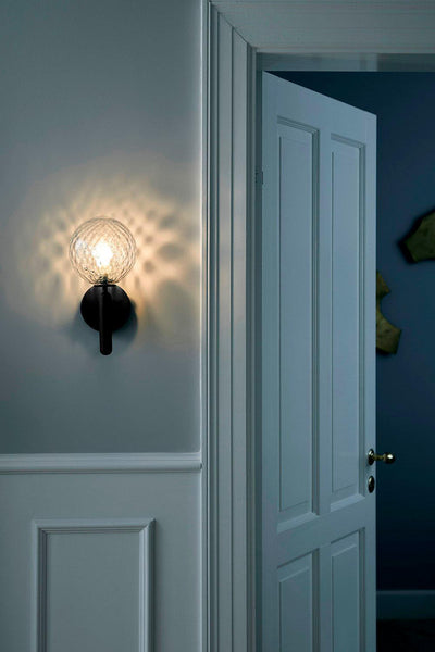 Kynlo Wall Lamp Plug In Glass Globe Nordic