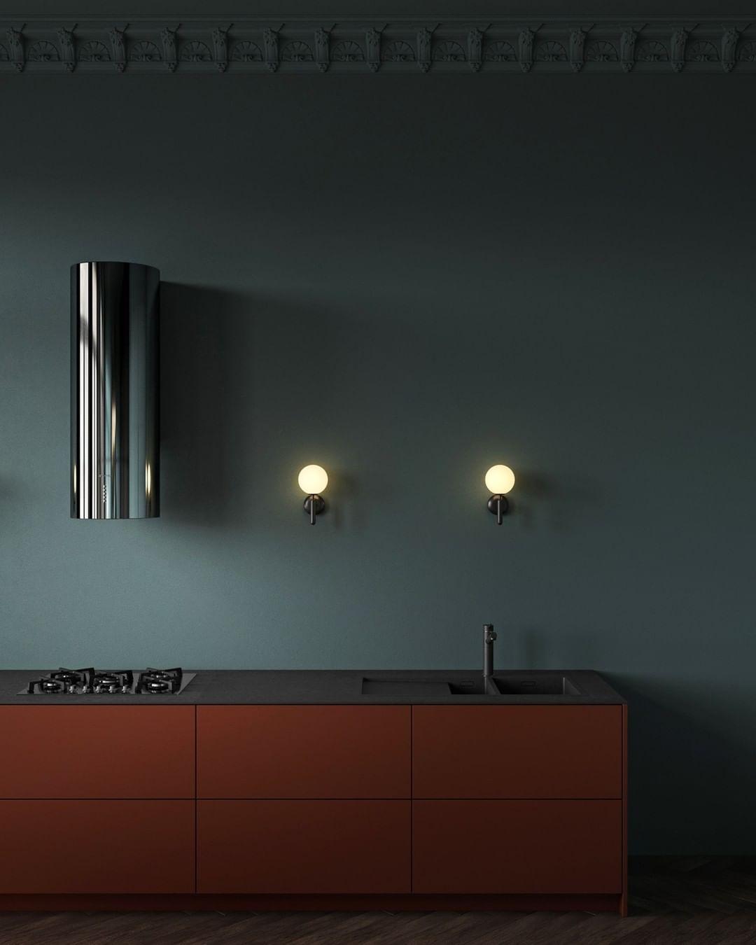 Kynlo Wall Lamp Plug In Glass Globe Nordic