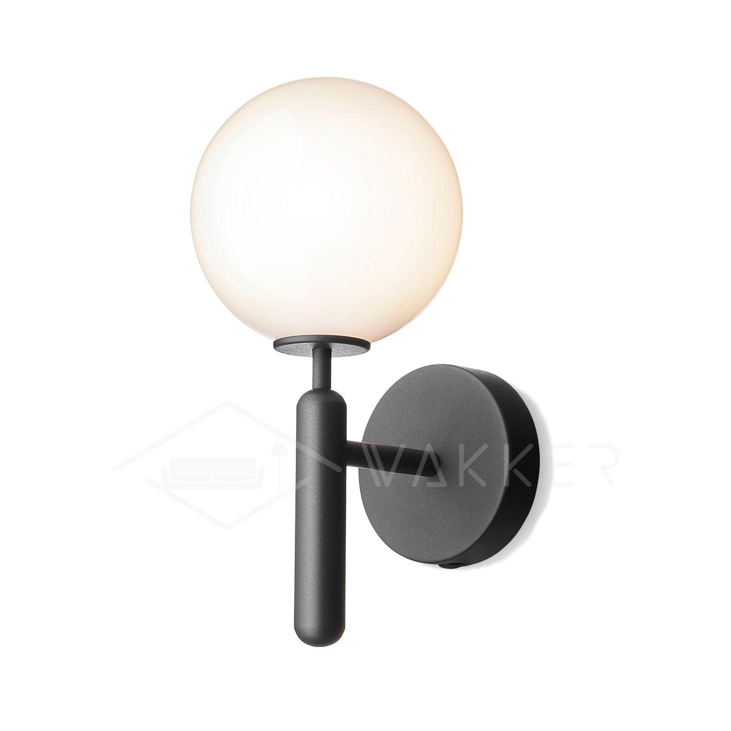 Kynlo Wall Lamp Plug In Glass Globe Nordic
