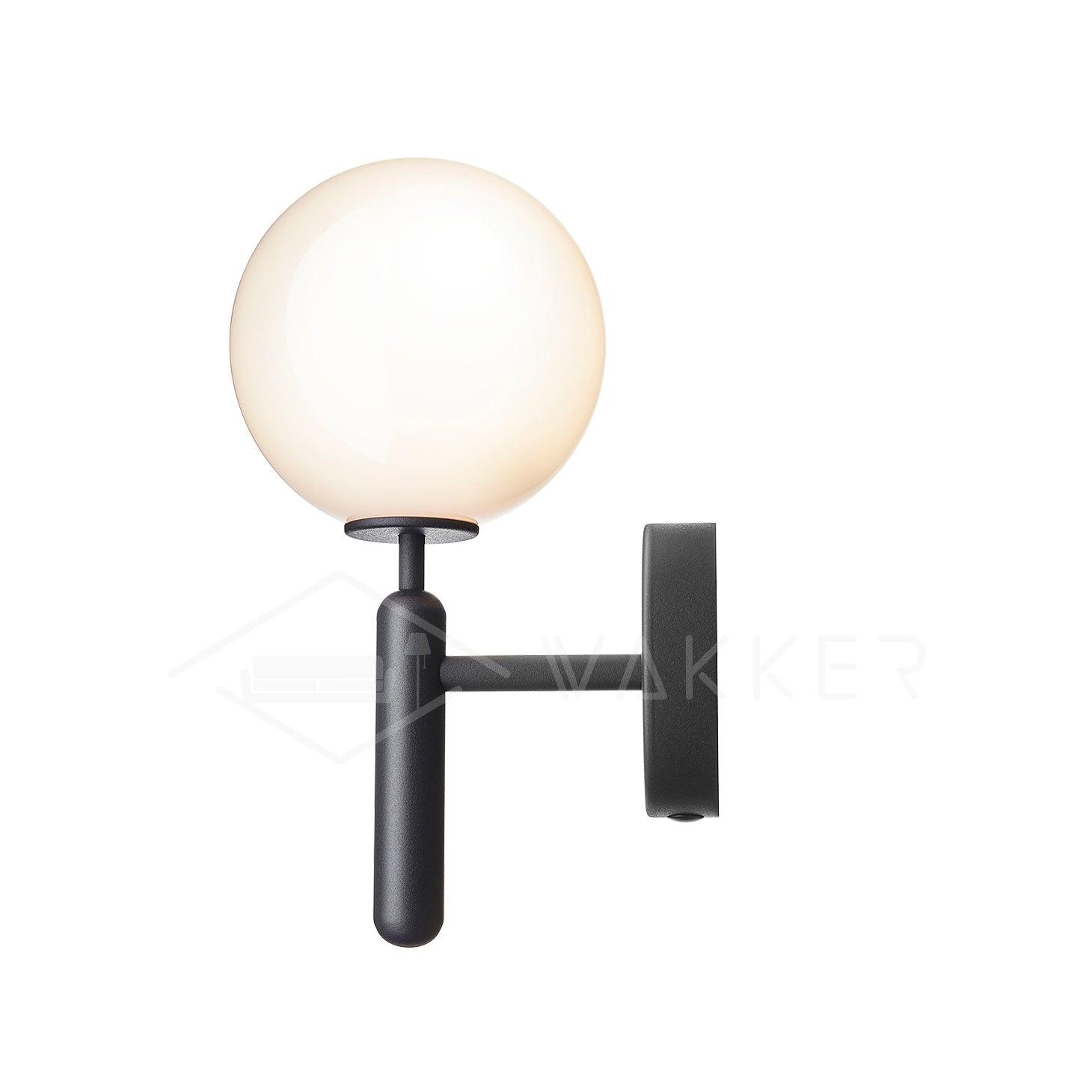 Kynlo Wall Lamp Plug In Glass Globe Nordic