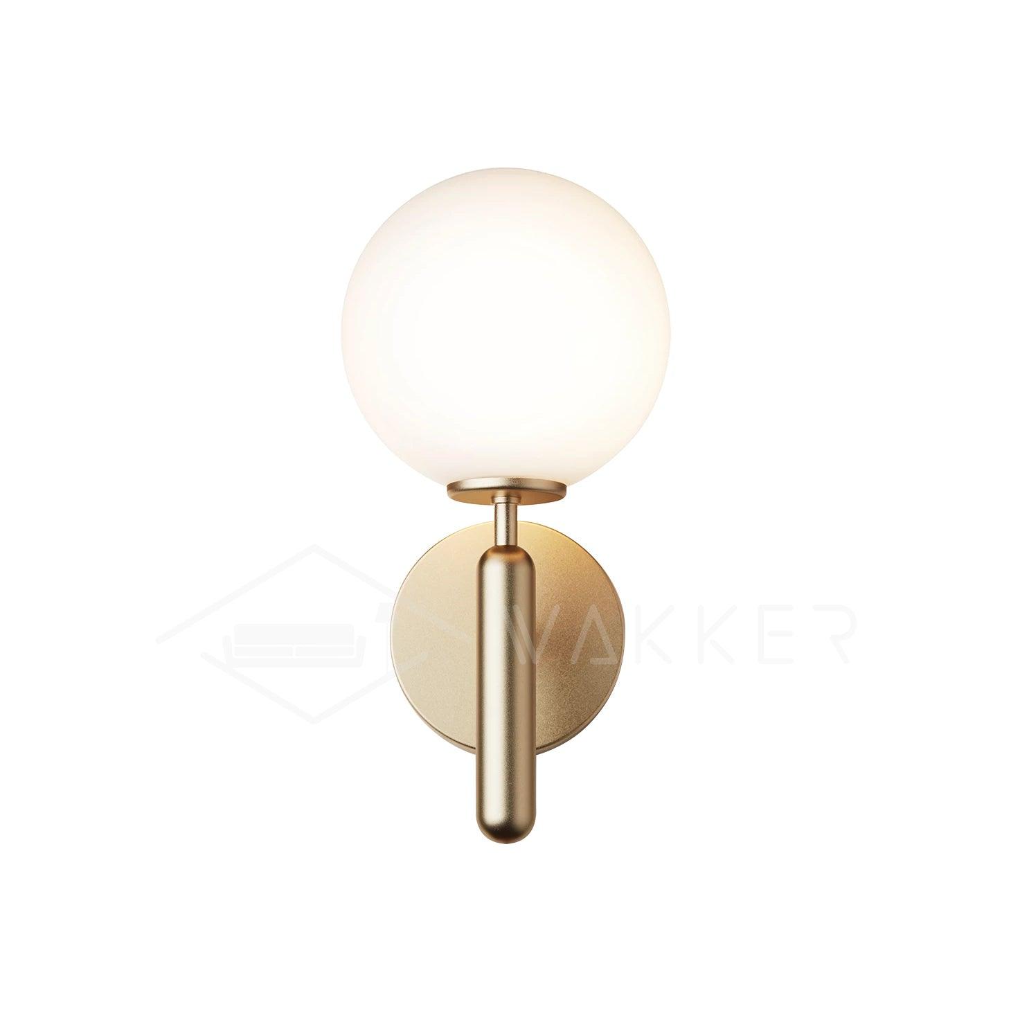 Kynlo Wall Lamp Plug In Glass Globe Nordic