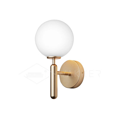 Kynlo Wall Lamp Plug In Glass Globe Nordic